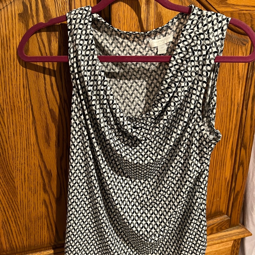 charter club petite medium shirt sleeveless